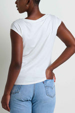 Toad & Co Women's Anza Short Sleeve Shirt Large Egret