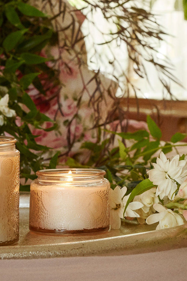 Voluspa Jasmine Midnight Blooms Petite Jar Candle