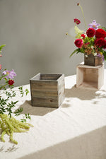 Woodland Planter 7"x 7" Natural