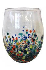 Pebble Stemless Wine Glass Multi