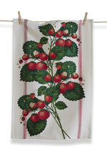 Orchard Strawberries Dishtowel Multi