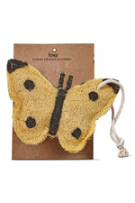 Butterfly Loofah Scrubber Yellow Multi