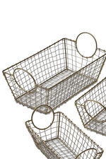 BASKET, METAL WIRE RECT LARGE