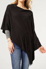 Lightweight Poncho Black