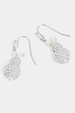 Bejeweled Bunny Dangle Earrings
