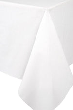 Caspari Paper Linen Table Cover White