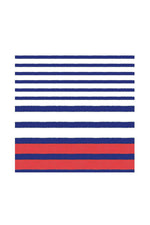 Caspari Breton Stripe Blue Cocktail Napkins