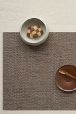 Chilewich Moire Placemat Rectangle 14"x19" Mocha
