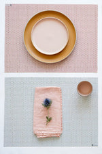 Chilewich Boxwood Placemat Rectangle 14"x19" Abalone