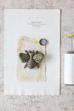 Creative Co-Op Metal Bee Bottle Opener 4" Gold