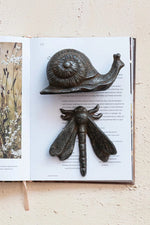 Creative Co-Op Cast Iron Snail Rust Finish