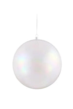 Iridescent Shatterproof Ball 6" Clear