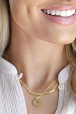 enewton 16" Necklace Gold Bliss Bar Gold