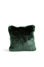Couture Mink Pillow 18" Emerald