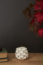 Gingko Budvase 4.75"x 4.25" Off White