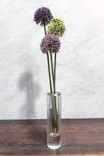 Faux Allium Spray 17.5" Lavender
