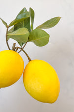 Faux Lemon Pick 8.5" Yellow