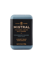 Mistral Bar Soap Cedarwood Marine 250g