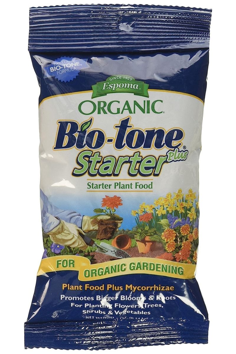 organic plant starter fertilizer Espoma Organic Bio-Tone Starter Plus 5 oz