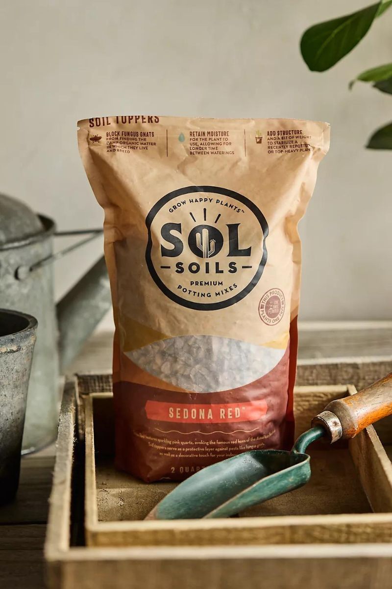 soil topper for indoor plants Sedona Red