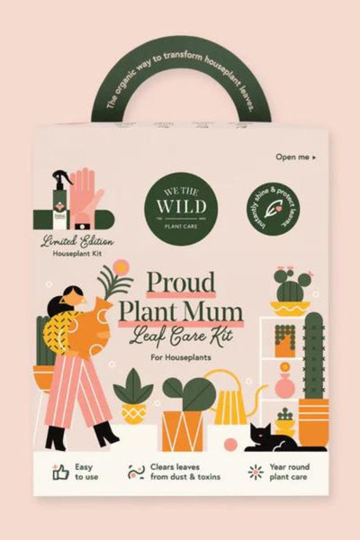 We The Wild Proud Plant Mum Leaf Care Kit