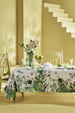 Garnier-Thiebaut Nenuphars Tablecloth 61"x61" Parchemin