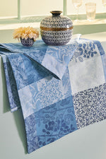 Garnier-Thiebaut Mille Rameaux Runner 22"x71" Bleu