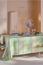 Garnier-Thiebaut Mille Printemps Tablecloth 71"x71" Eclosion
