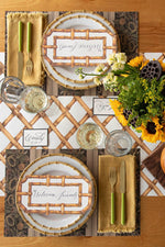 Hester & Cook Vintage Sunflower Stripe Placemat