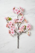 Faux Cherry Blossom Spray 18" Pink