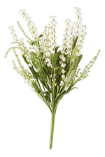 SILK STEM LAVENDER WHITE 19"