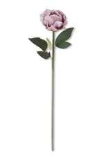 Faux Real Touch Peony Stem 20" Purple