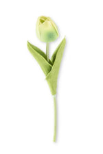 Faux Real Touch Tulip Stem 10.5" Green