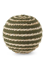 SEAGRASS BALL NAT TAN/DK GR 4"