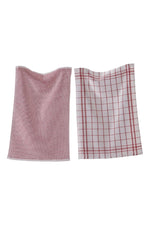 Classic Terry Dishtowel Set of 2 Red