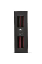Color Studio Taper Candle 12" Wine Set of 4