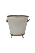 Porcelain Planter 9.5 x 8" Cream