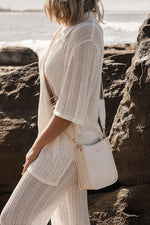 Louenhide Parker Logo Crossbody Bag Vanilla