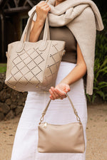 Louenhide Baby Bermuda Tone-On Tote Bag Putty