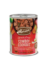 Merrick Grain Free Cowboy Cookout Morsels Wet Dog Food 12.7 oz