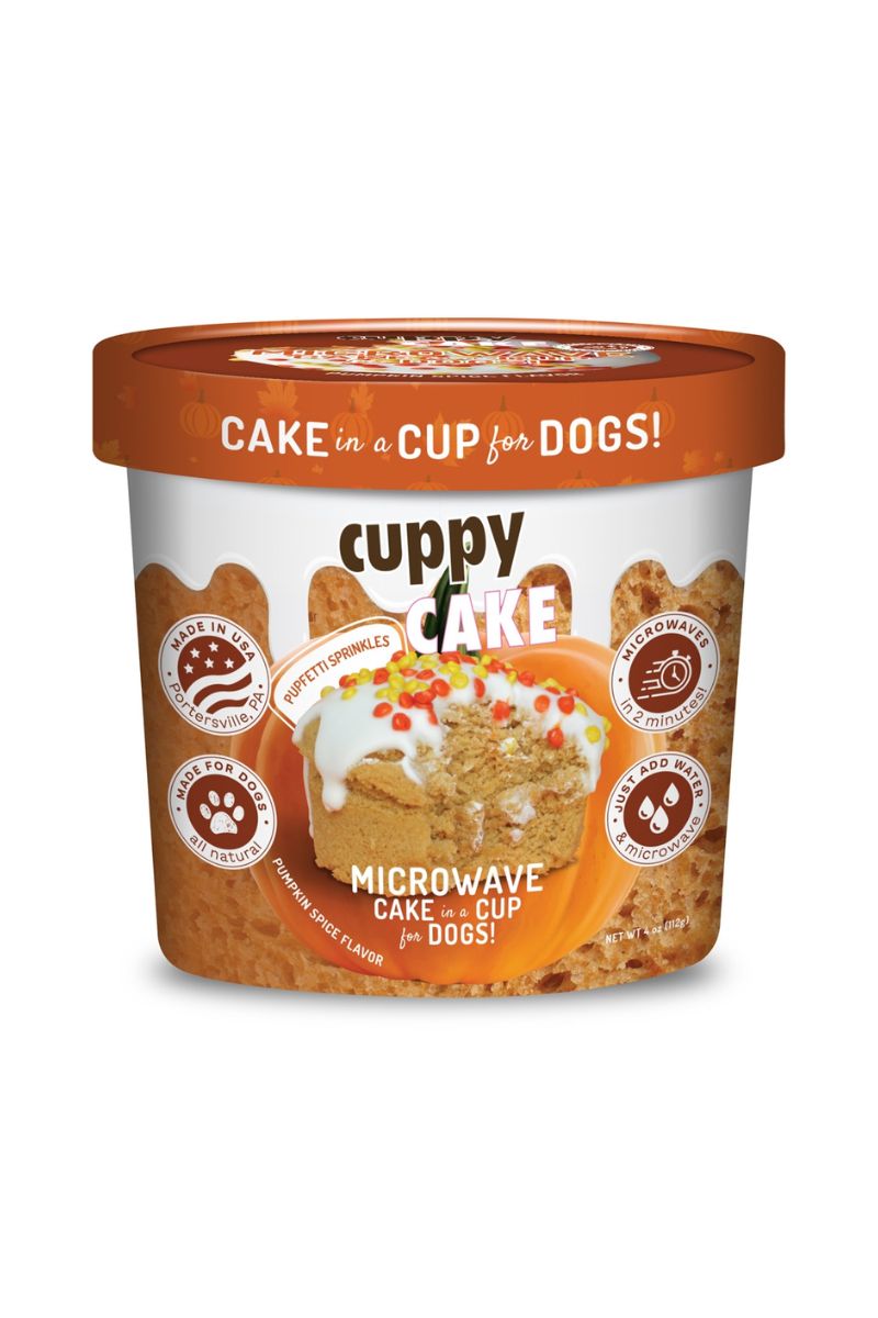 Puppy Cake Cuppy Cake Mix Pumpkin Spice w/Pupfetti Sprinkles – Chalet
