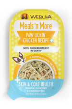 Weruva Meals 'n More MNM Paw Lickin' Chicken Recipe Plus Cup 3.5 oz