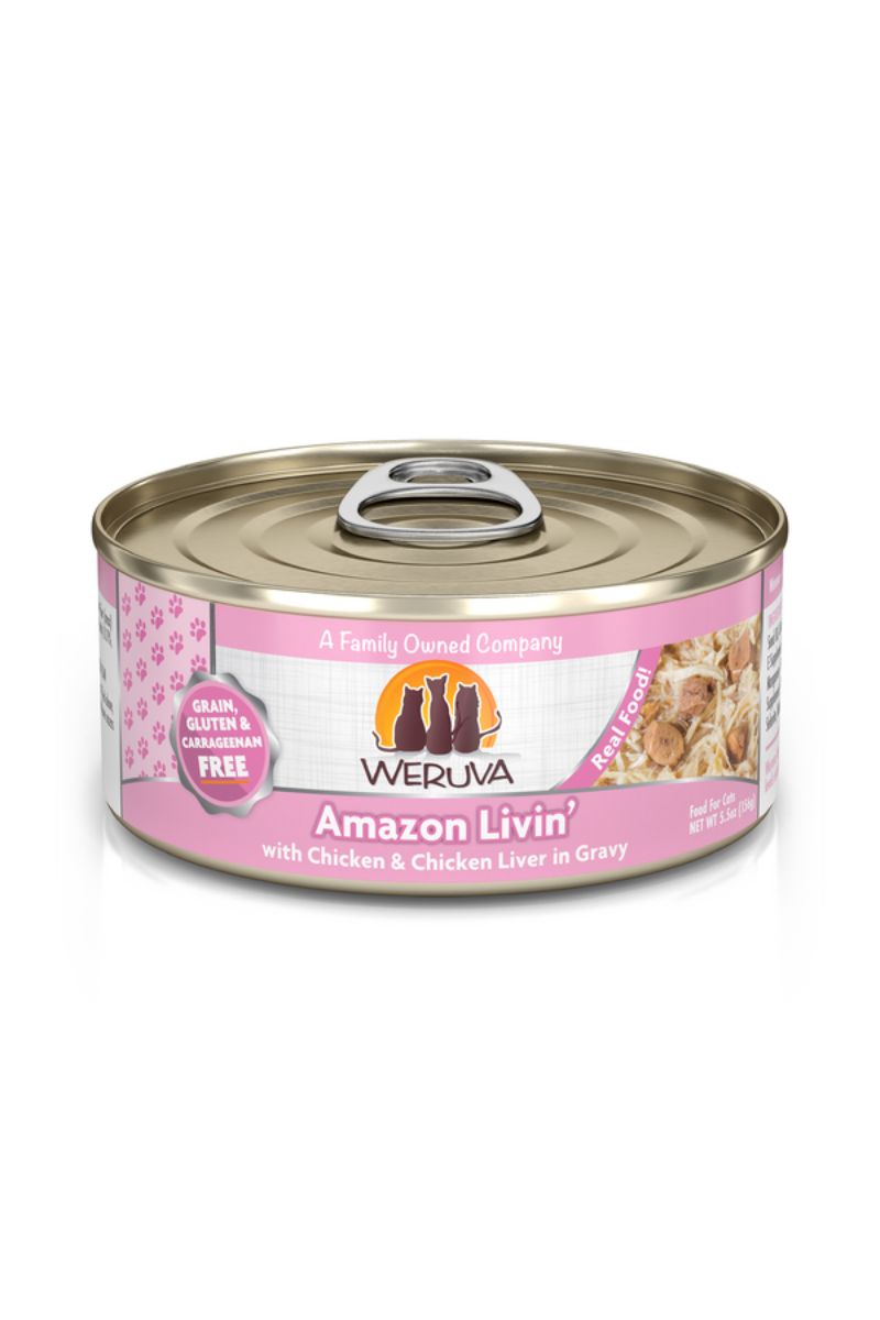 Weruva Classic Amazon Livin' with Chicken & Chicken Liver in Gravy Can