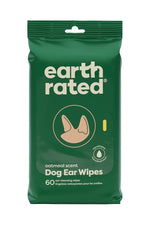 Earth Rated Ear Wipes 60 Count