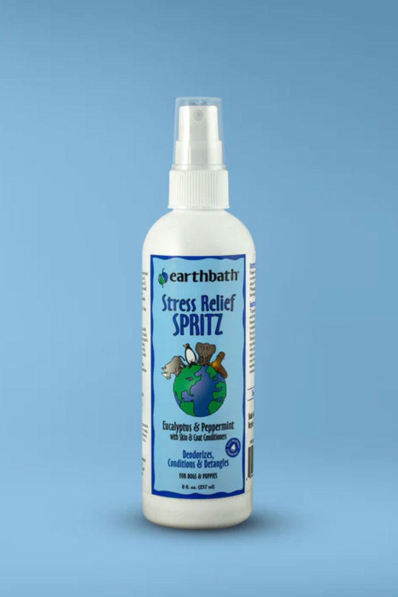 eucalyptus oil garden spray Earthbath Stress Relief Spritz w/ Eucalyptus & Peppermint for Dogs 8 o