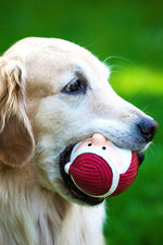 HuggleHounds Santa Ruff-Tex Ball Large