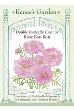 Renee's Garden Double Butterfly Cosmos Roise Bon bon Seeds