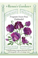 Renee's Garden Fragrant Sweet Peas Zinfandel Seeds