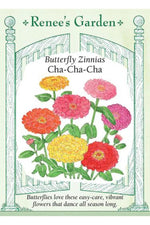 Renee's Garden Butterfly Zinnias Cha-Cha-Cha Seeds