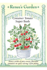 Renee's Garden Container Tomato Super Bush Seeds